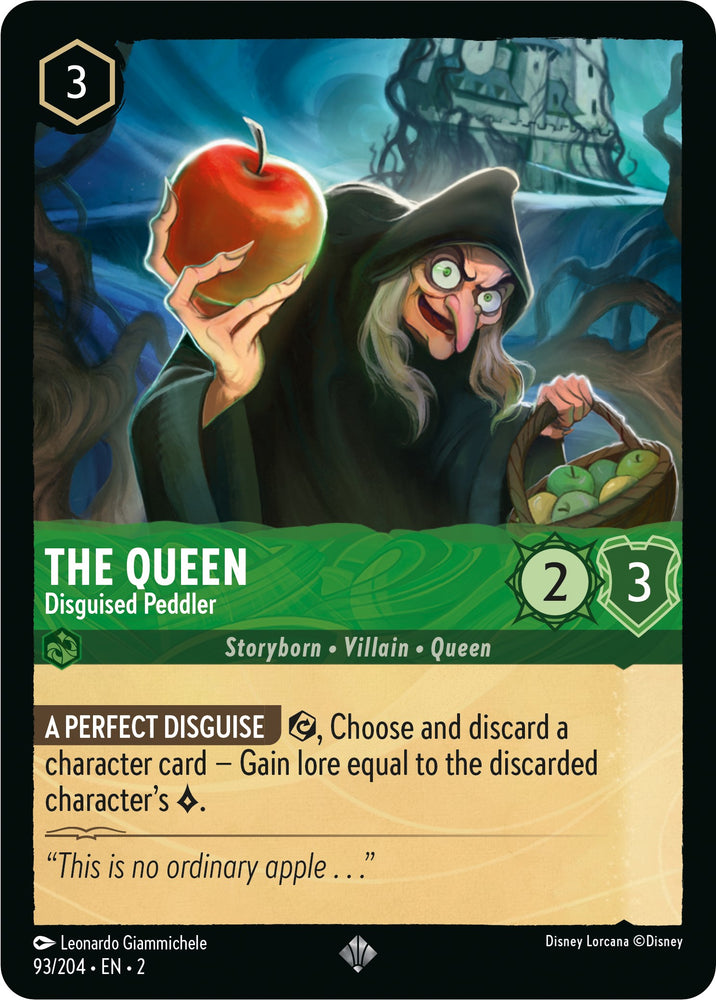 The Queen - Disguised Peddler (93/204) [Rise of the Floodborn] - PokeCharles PokeStore