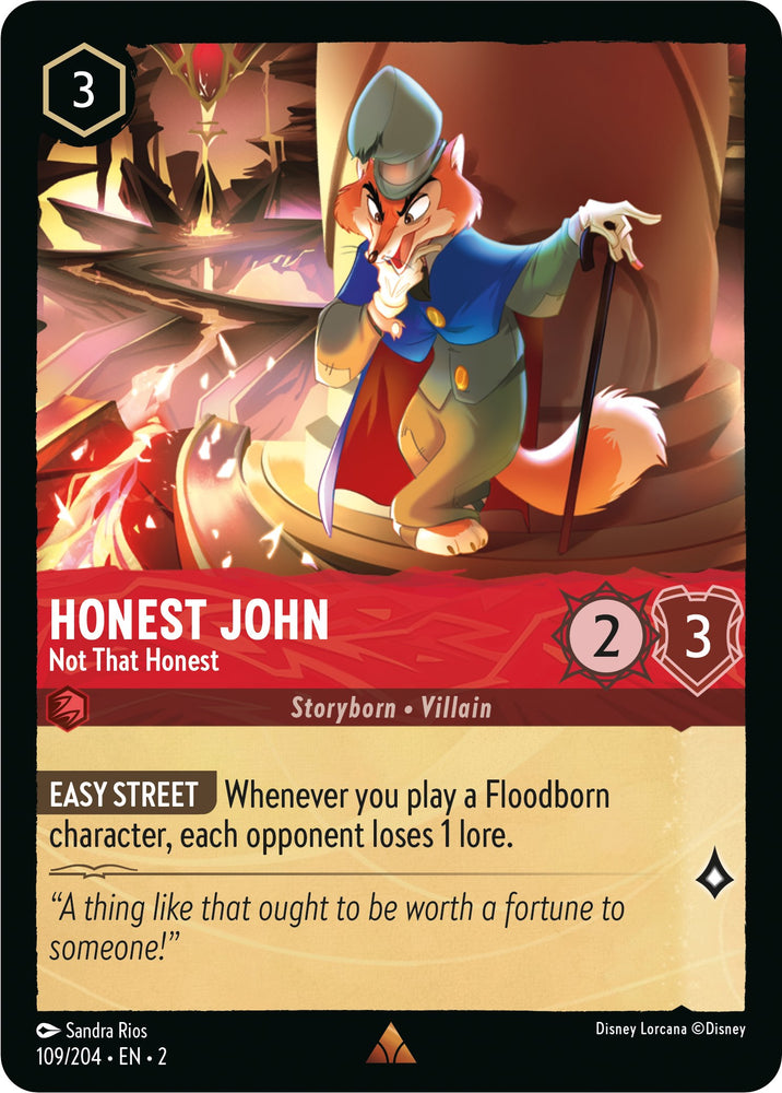 Honest John - Not That Honest (109/204) [Rise of the Floodborn] - PokeCharles PokeStore