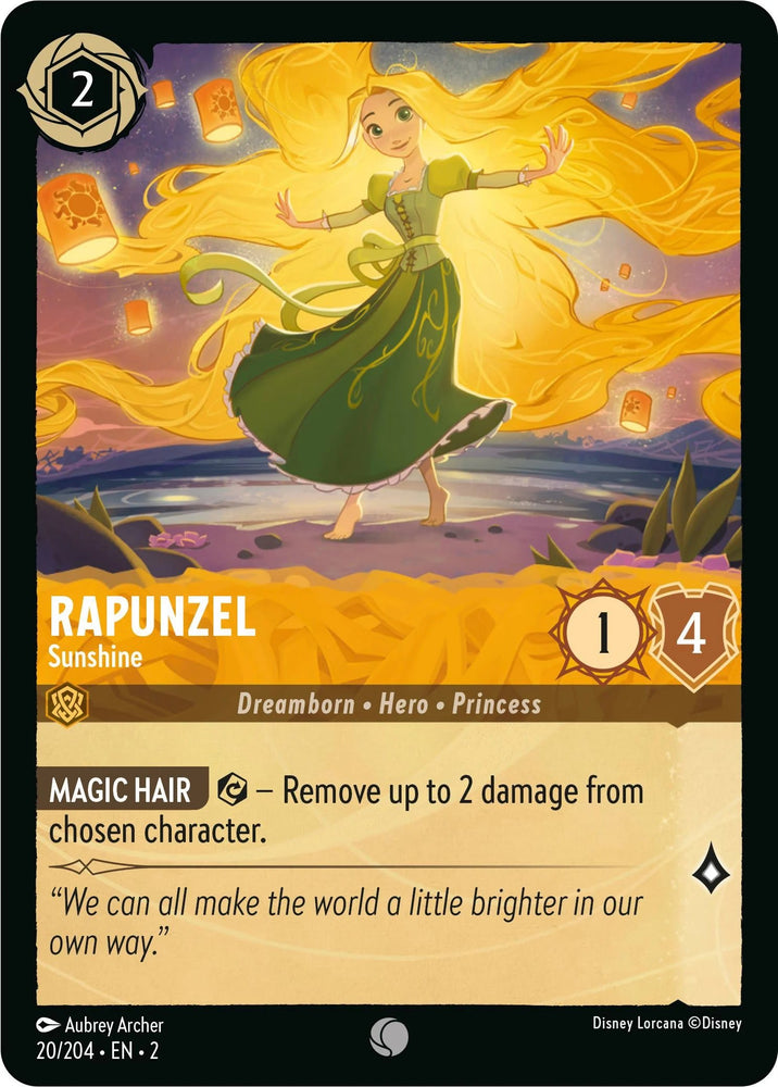 Rapunzel - Sunshine (20/204) [Rise of the Floodborn] - PokeCharles PokeStore