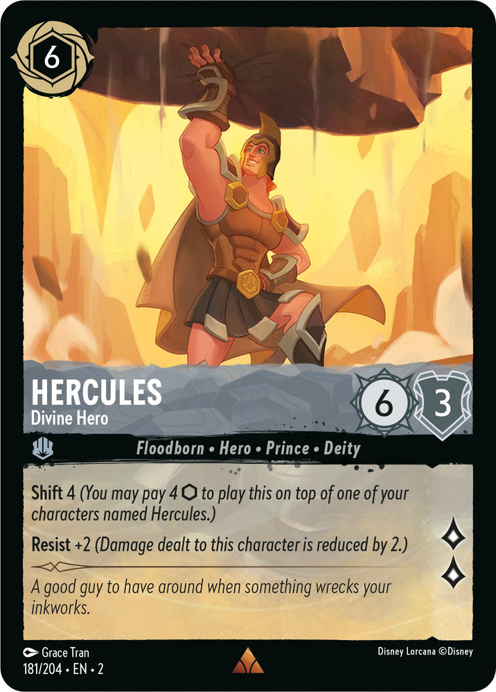 Hercules - Divine Hero (181/204) [Rise of the Floodborn] - PokeCharles PokeStore