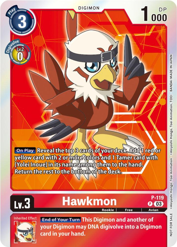 Hawkmon [P-119] (Tamer Party Pack -The Beginning- Ver. 2.0) [Promotional Cards] - PokeCharles PokeStore