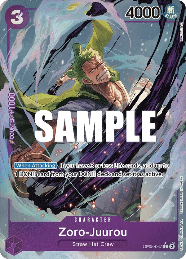 Zoro-Juurou (Alternate Art) [Awakening of the New Era] - PokeCharles PokeStore