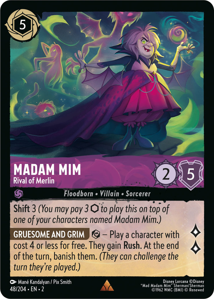 Madam Mim - Rival of Merlin (48/204) [Rise of the Floodborn] - PokeCharles PokeStore