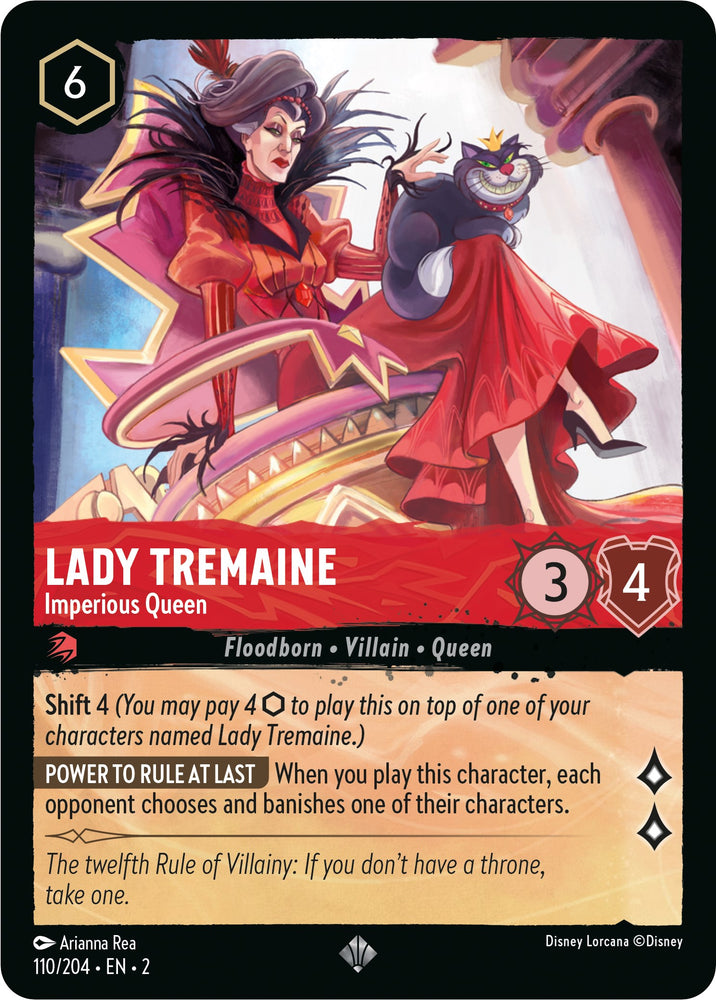 Lady Tremaine - Imperious Queen (110/204) [Rise of the Floodborn] - PokeCharles PokeStore