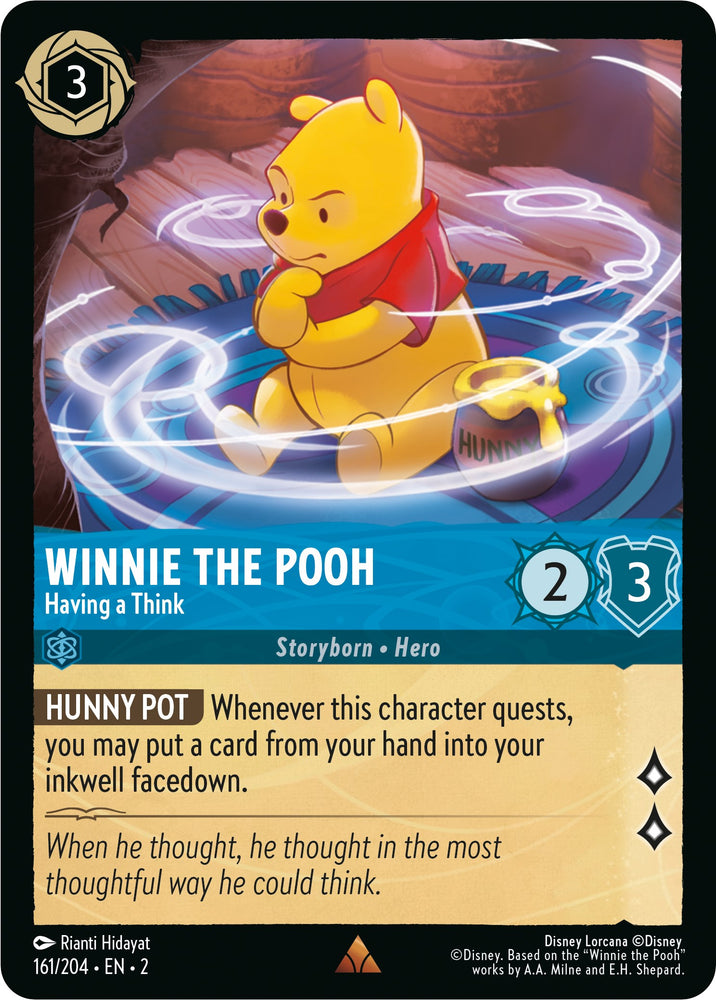 Winnie the Pooh - Having a Think (161/204) [Rise of the Floodborn] - PokeCharles PokeStore