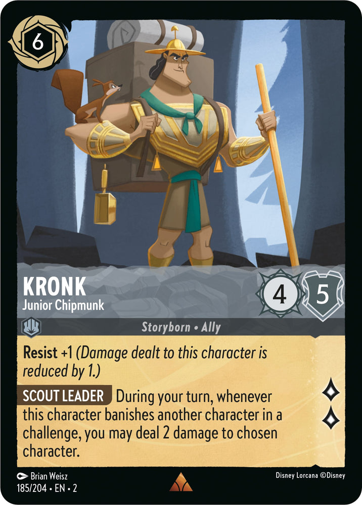 Kronk - Junior Chipmunk (185/204) [Rise of the Floodborn] - PokeCharles PokeStore