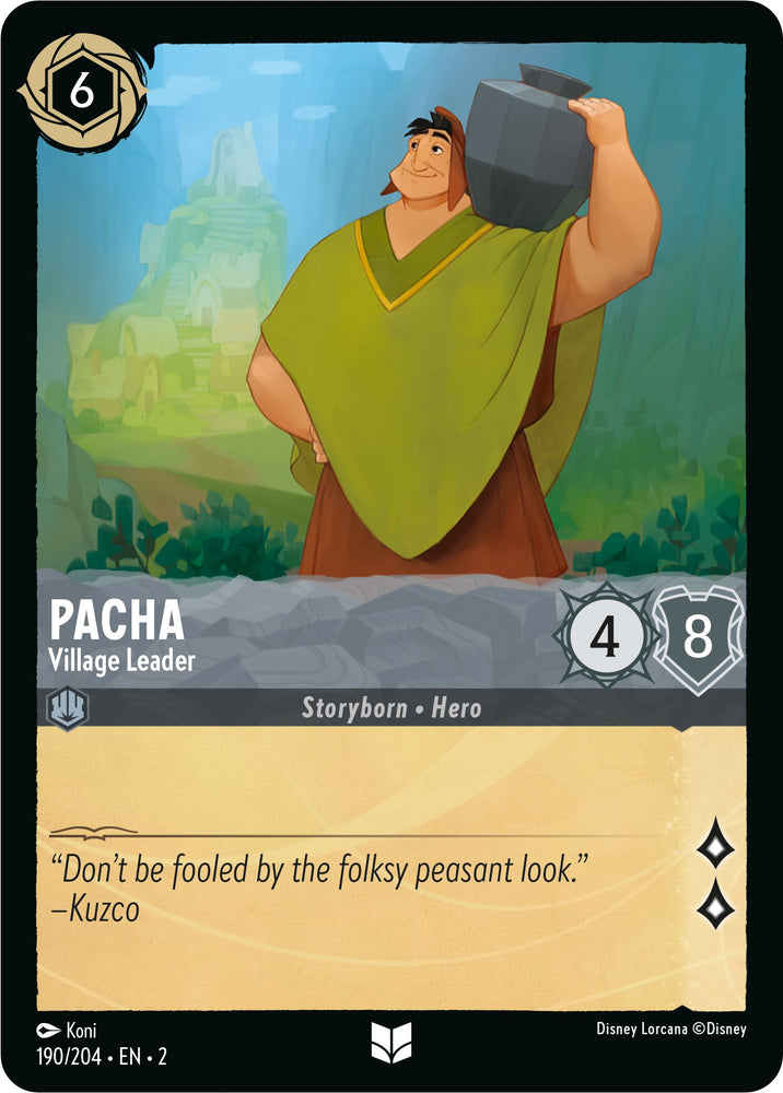 Pacha - Village Leader (190/204) [Rise of the Floodborn] - PokeCharles PokeStore