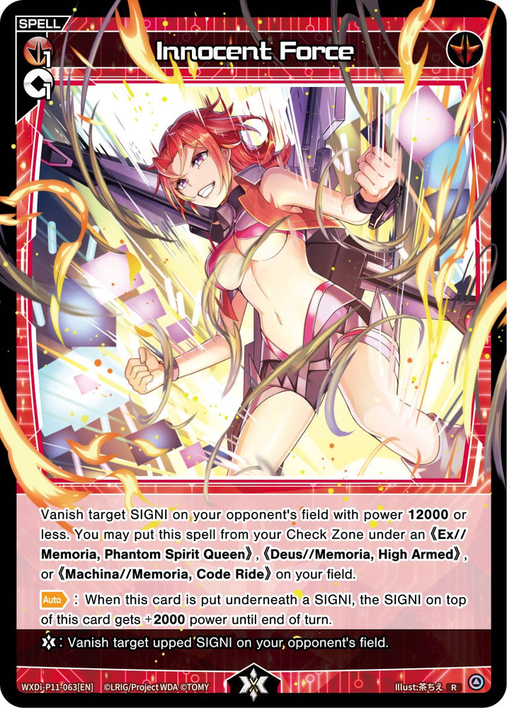 Innocent Force (WXDi-P11-063[EN]) [Reunion Diva] - PokeCharles PokeStore