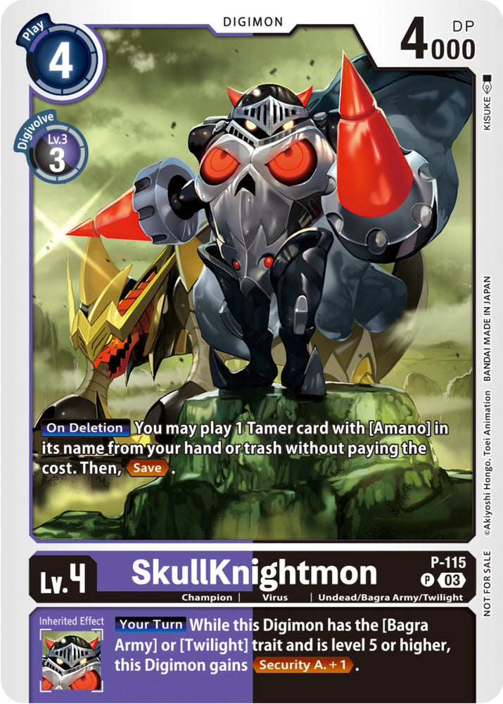 SkullKnightmon [P-115] (3rd Anniversary Survey Pack) [Promotional Cards] - PokeCharles PokeStore
