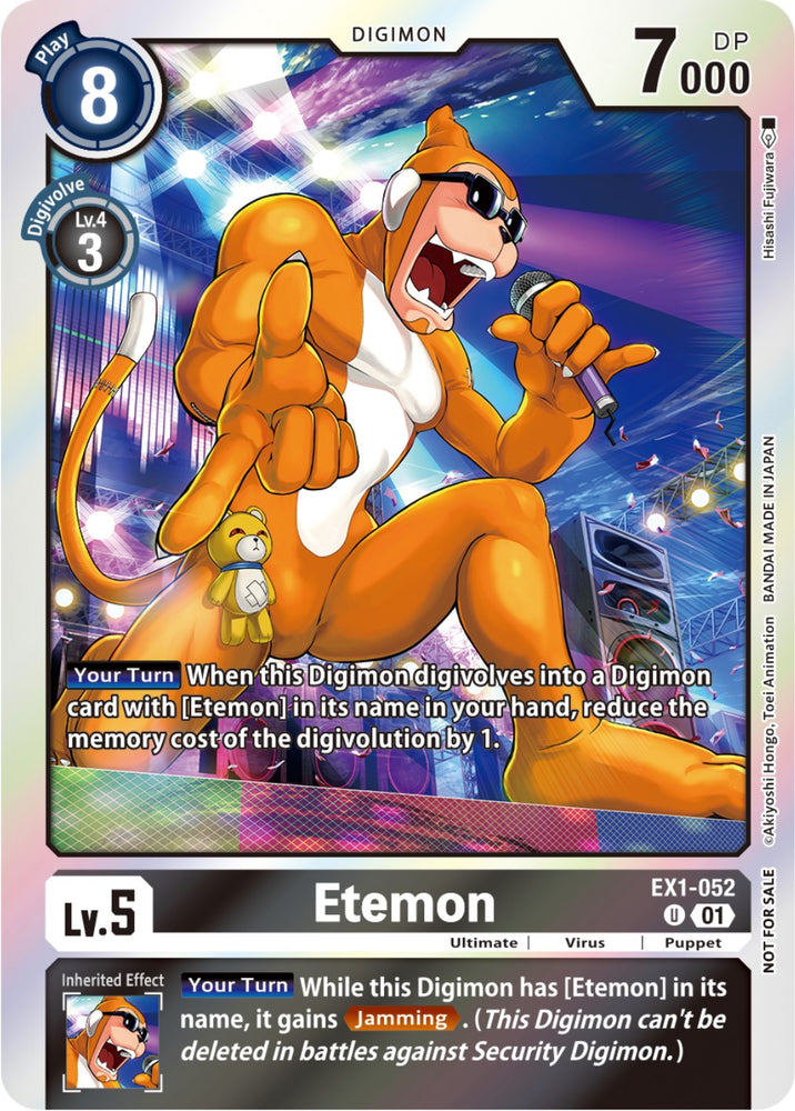 Etemon [EX1-052] (Blast Ace Double Pack Set) [Classic Collection] - PokeCharles PokeStore