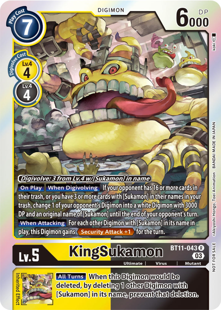 KingSukamon [BT11-043] (Winner Pack -Blast Ace-) [Dimensional Phase] - PokeCharles PokeStore