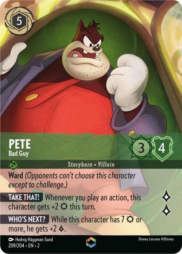 Pete - Bad Guy (Enchanted) (209/204) [Rise of the Floodborn] - PokeCharles PokeStore