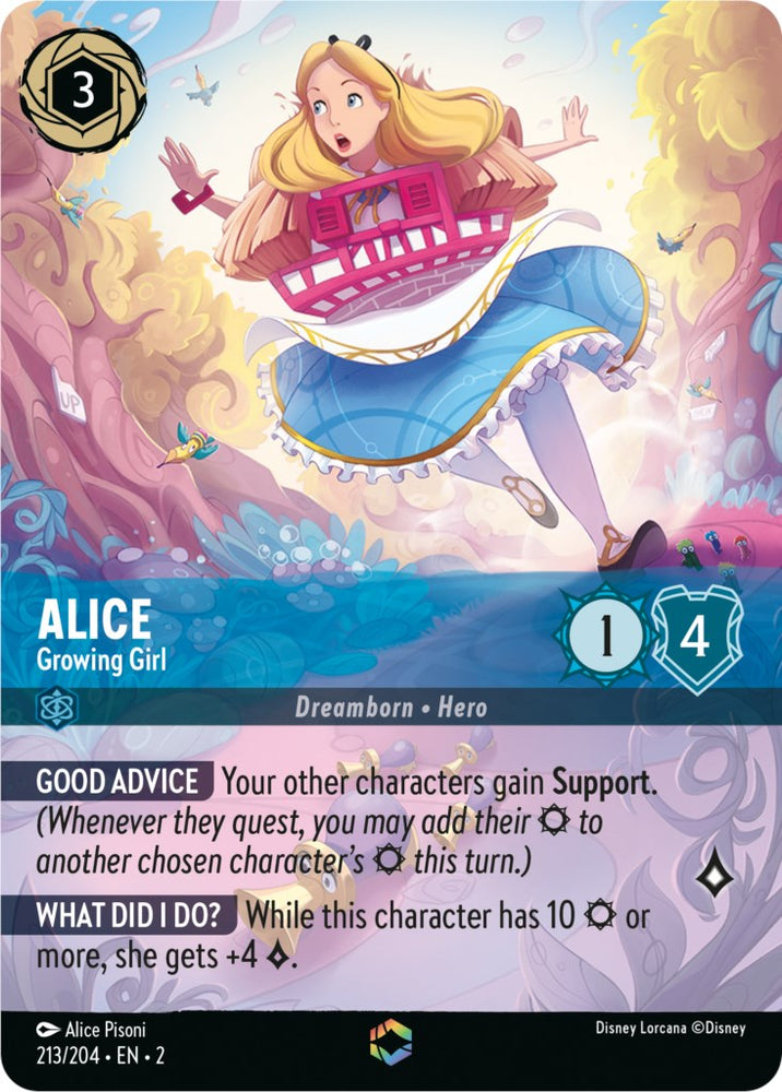 Alice - Growing Girl (Enchanted) (213/204) [Rise of the Floodborn] - PokeCharles PokeStore