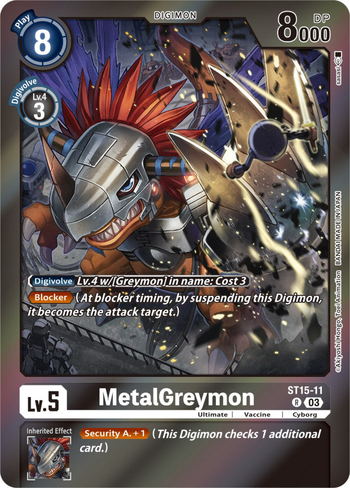 MetalGreymon [ST15-11] (Gift Box 2023) [Starter Deck: Dragon of Courage] - PokeCharles PokeStore