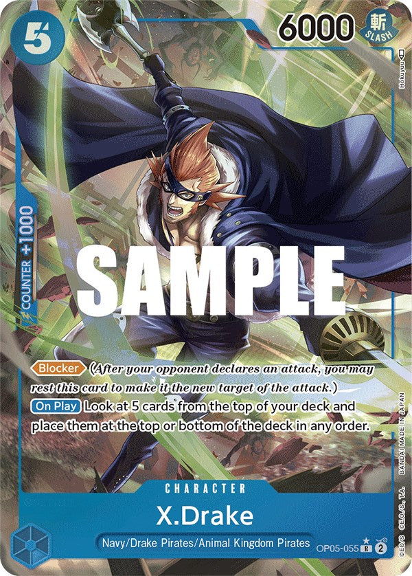 X.Drake (Alternate Art) [Awakening of the New Era] - PokeCharles PokeStore