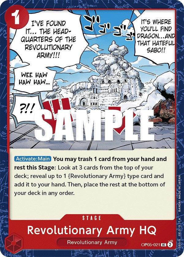 Revolutionary Army HQ [Awakening of the New Era] - PokeCharles PokeStore