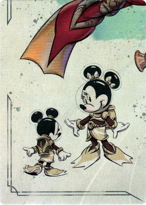 Minnie Mouse - Wide-Eyed Diver Puzzle Insert (Bottom Left) [Rise of the Floodborn] - PokeCharles PokeStore