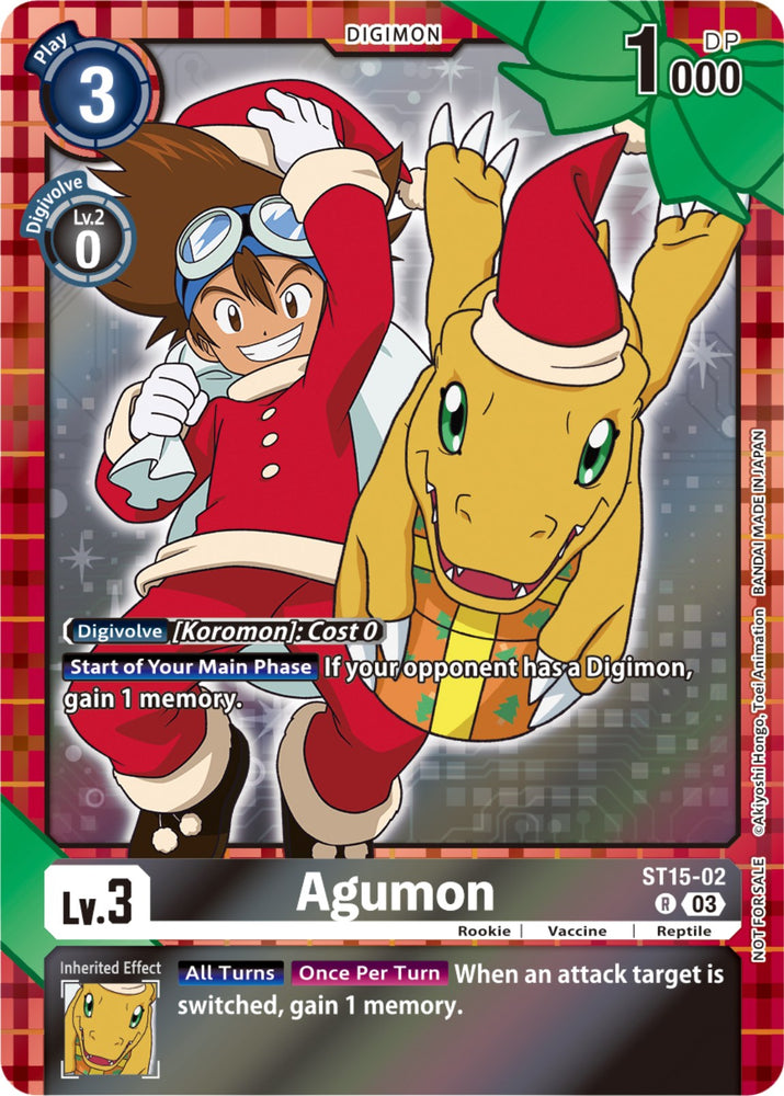 Agumon [ST15-02] (Winter Holiday 2023) [Starter Deck: Dragon of Courage] - PokeCharles PokeStore
