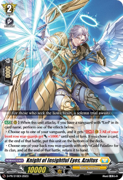 Knight of Insightful Eyes, Azaltus (D-PR/310EN) [D Promo Cards] - PokeCharles PokeStore