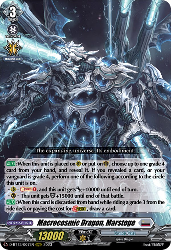 Macrocosmic Dragon, Marstoge (D-BT13/007EN) [Flight of Chakrabarthi] - PokeCharles PokeStore
