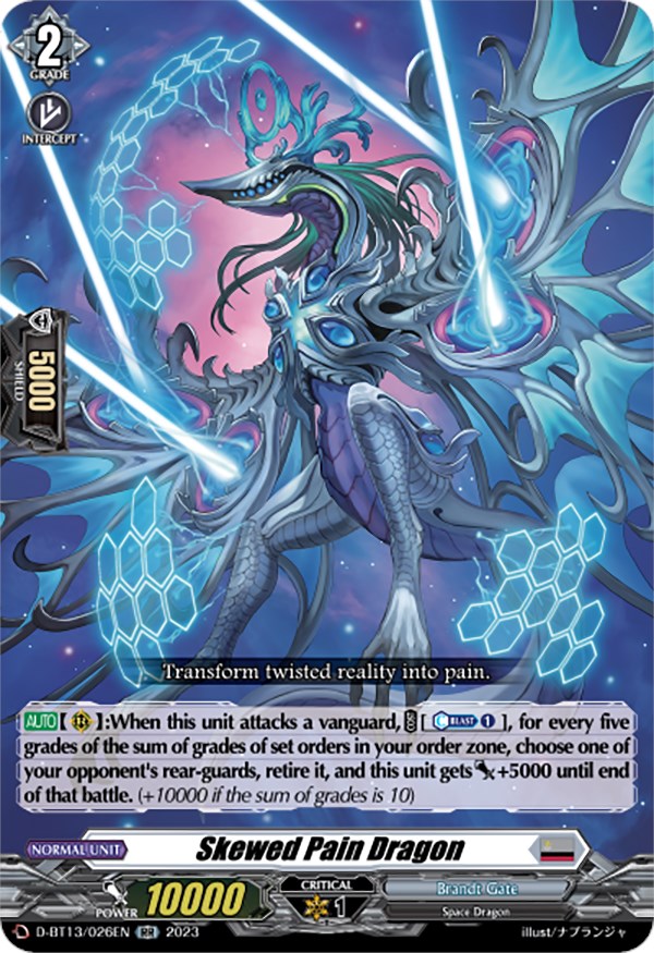 Skewed Pain Dragon (D-BT13/026EN) [Flight of Chakrabarthi] - PokeCharles PokeStore