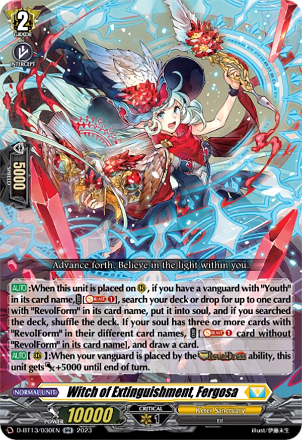 Witch of Extinguishment, Fergosa (D-BT13/030EN) [Flight of Chakrabarthi] - PokeCharles PokeStore
