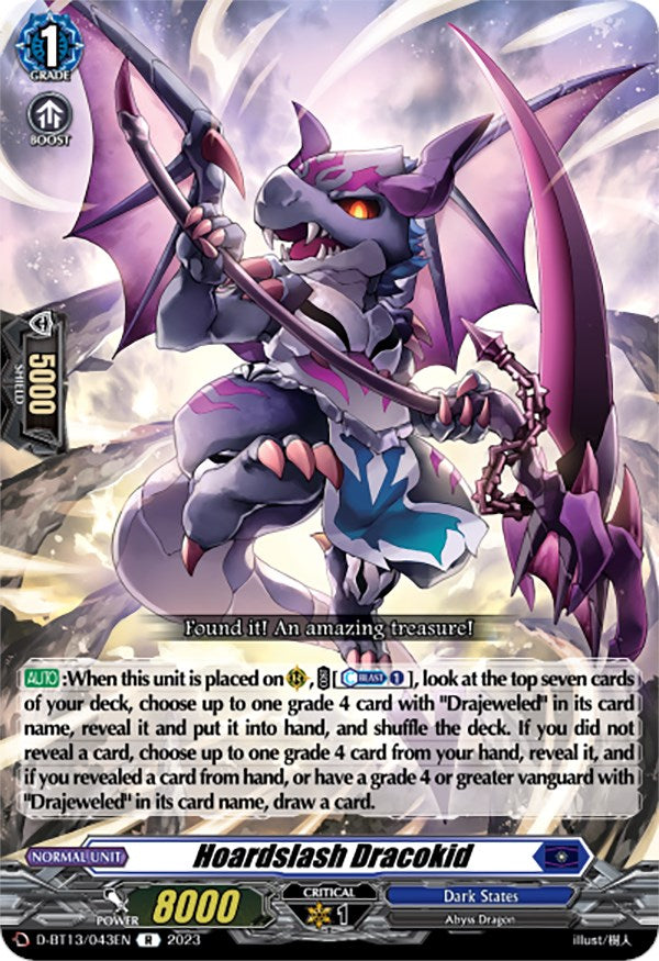Hoardslash Dracokid (D-BT13/043EN) [Flight of Chakrabarthi] - PokeCharles PokeStore