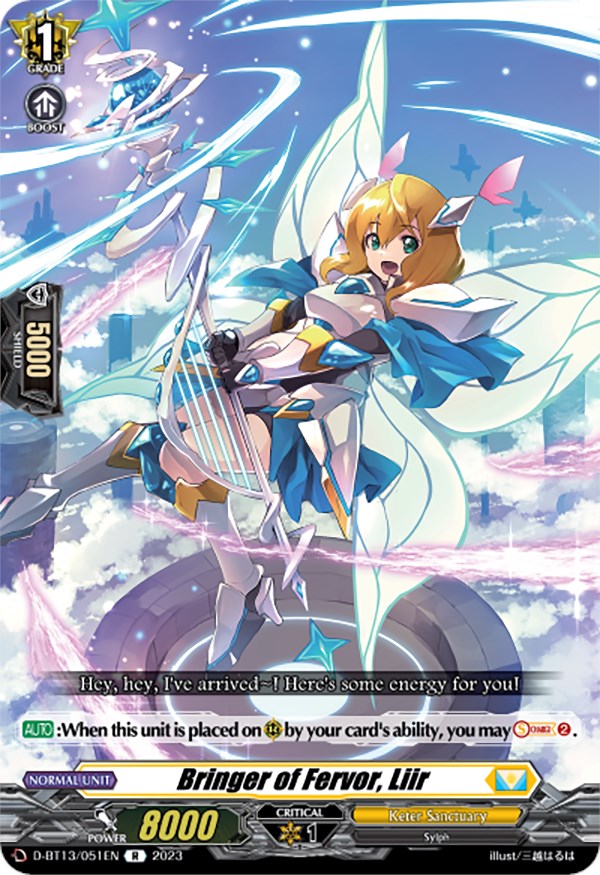 Bringer of Fervor, Liir (D-BT13/051EN) [Flight of Chakrabarthi] - PokeCharles PokeStore