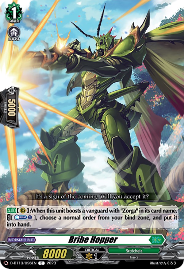 Bribe Hopper (D-BT13/096EN) [Flight of Chakrabarthi] - PokeCharles PokeStore