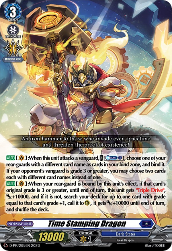 Time Stamping Dragon (D-PR/295EN) [D Promo Cards] - PokeCharles PokeStore