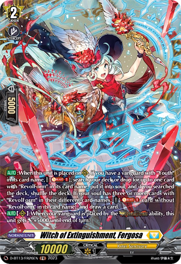 Witch of Extinguishment, Fergosa (FR) (D-BT13/FR26EN) [Flight of Chakrabarthi] - PokeCharles PokeStore