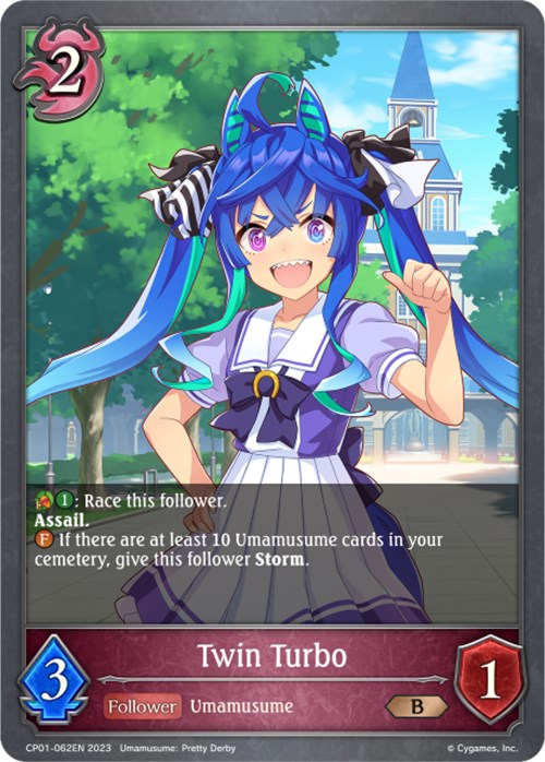 Twin Turbo (CP01-062EN) [Umamusume: Pretty Derby] - PokeCharles PokeStore