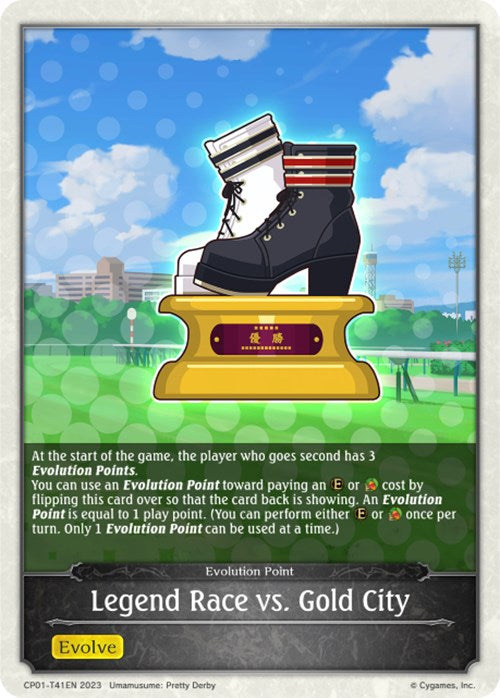 Legend Race vs. Gold City (CP01-T41EN) [Umamusume: Pretty Derby] - PokeCharles PokeStore