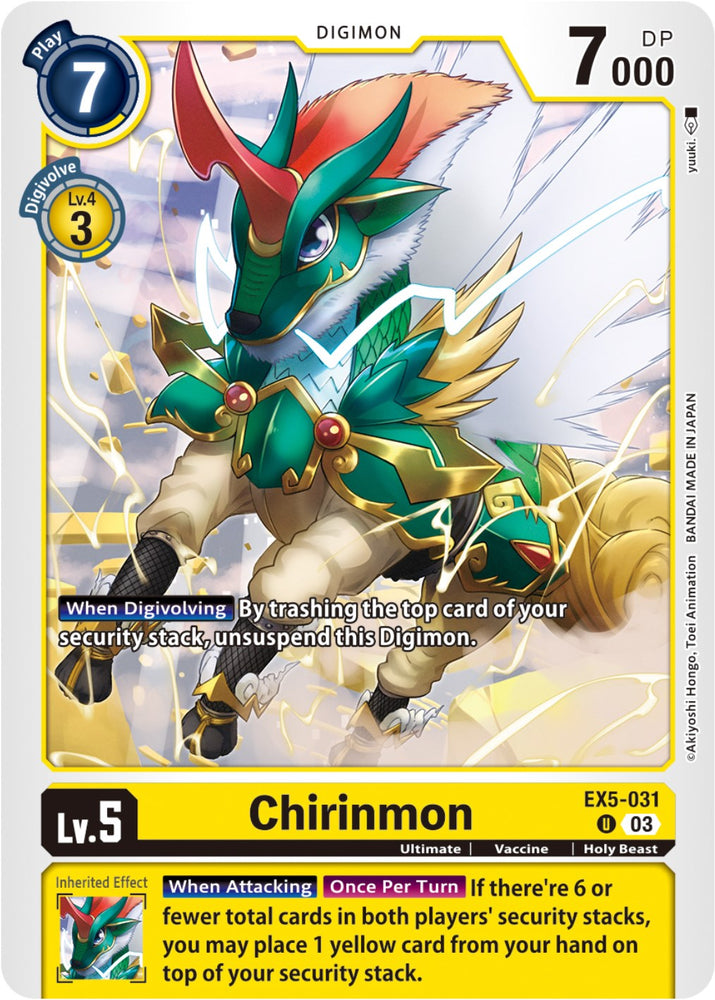 Chirinmon [EX5-031] [Animal Colosseum] - PokeCharles PokeStore