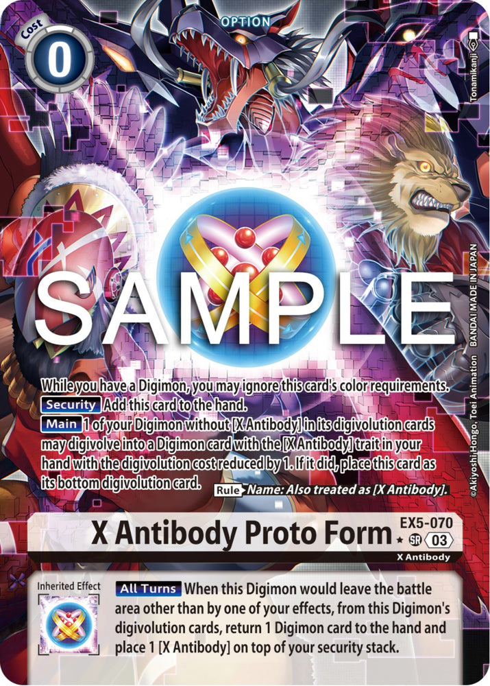X Antibody Proto Form [EX5-070] (Alternate Art) [Animal Colosseum] - PokeCharles PokeStore