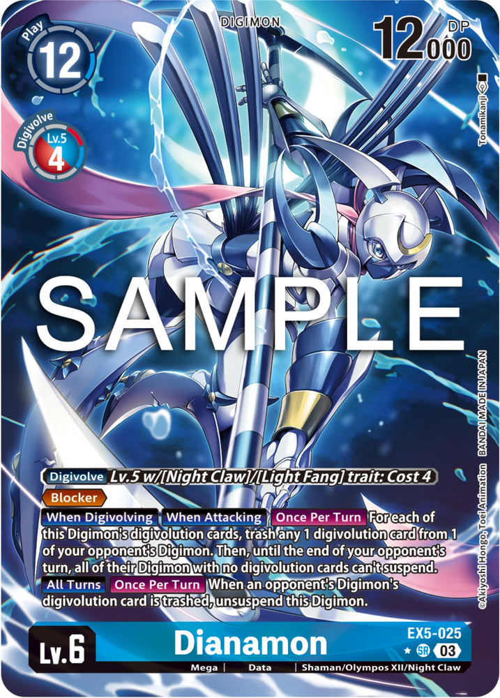 Dianamon [EX5-025] (Alternate Art) [Animal Colosseum] - PokeCharles PokeStore