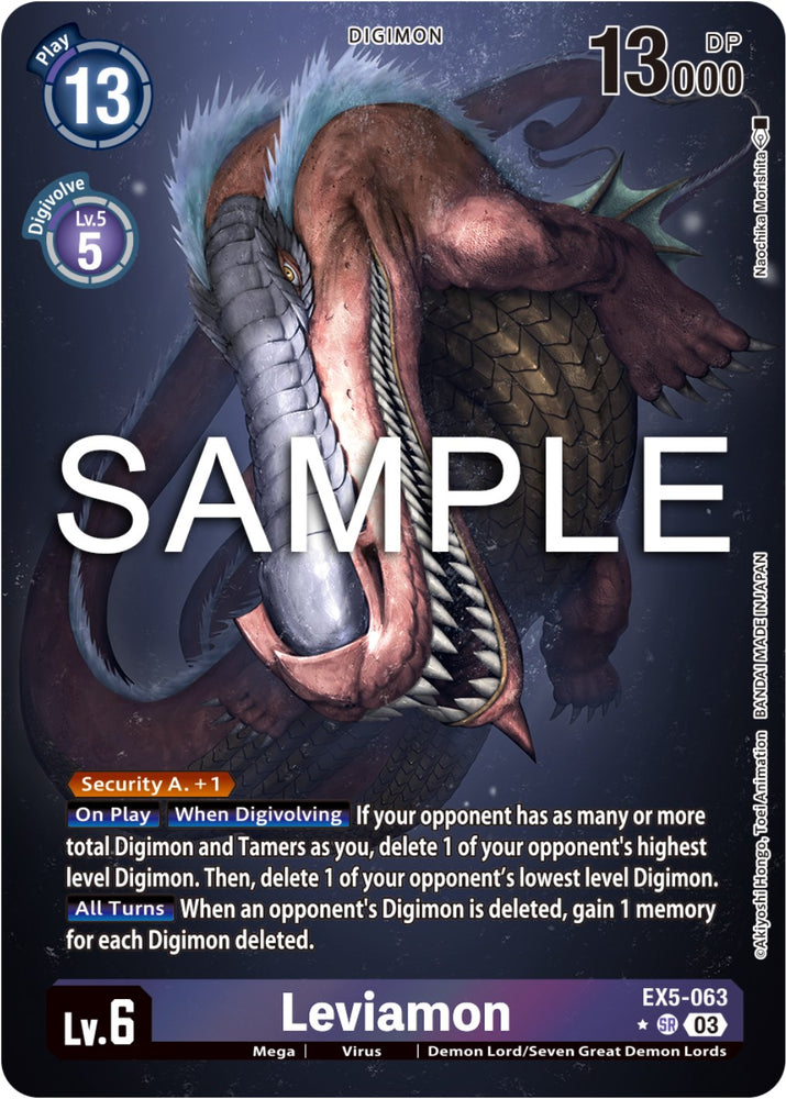 Leviamon [EX5-063] (Alternate Art) [Animal Colosseum] - PokeCharles PokeStore