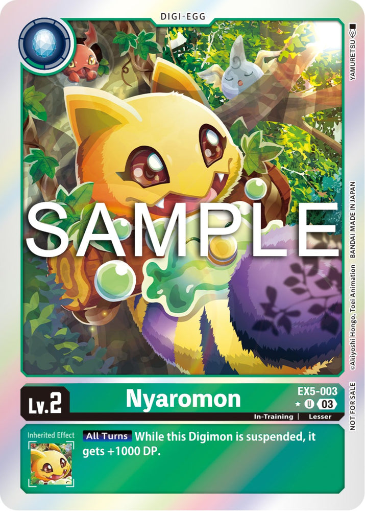 Nyaromon [EX5-003] (Animal Colosseum Box Promotion Pack) [Animal Colosseum] - PokeCharles PokeStore
