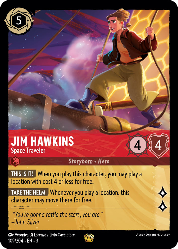 Jim Hawkins - Space Traveler (109/204) [Into the Inklands] - PokeCharles PokeStore