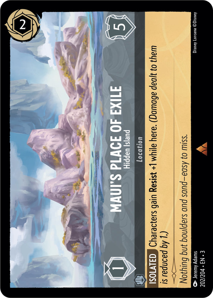 Maui's Place of Exile - Hidden Island (202/204) [Into the Inklands] - PokeCharles PokeStore