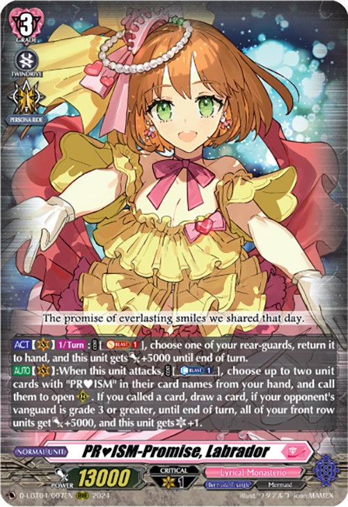 PRISM-Promise, Labrador (D-LBT04/007EN) [Lyrical Monasterio: Trick or Trick!] - PokeCharles PokeStore