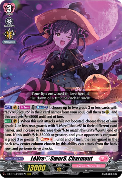 LeVreSoeurS, Charmout (D-LBT04/009EN) [Lyrical Monasterio: Trick or Trick!] - PokeCharles PokeStore