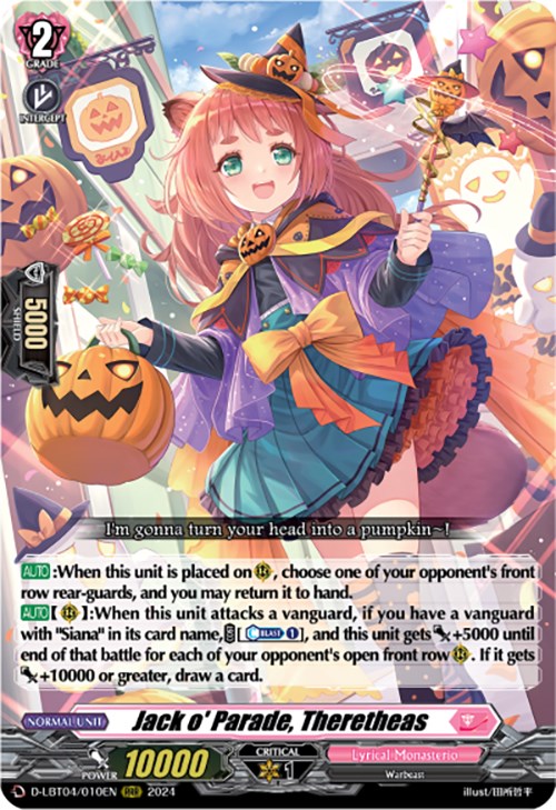 Jack o' Parade, Theretheas (D-LBT04/010EN) [Lyrical Monasterio: Trick or Trick!] - PokeCharles PokeStore