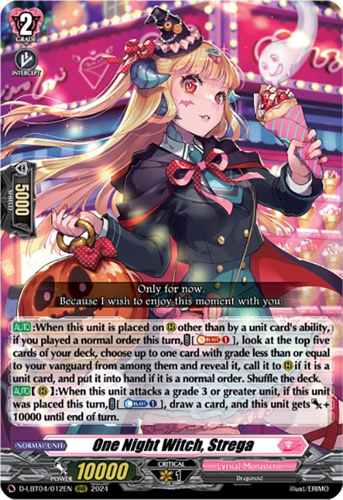 One Night Witch, Strega (D-LBT04/012EN) [Lyrical Monasterio: Trick or Trick!] - PokeCharles PokeStore