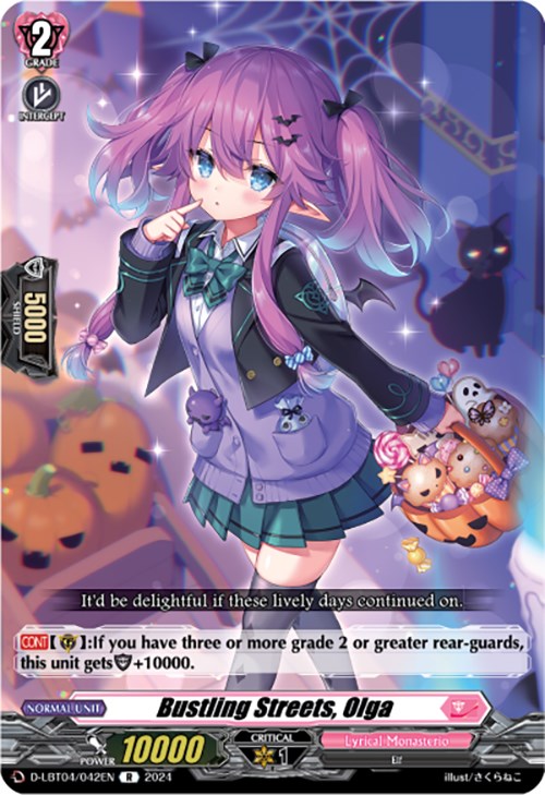 Bustling Streets, Olga (D-LBT04/042EN) [Lyrical Monasterio: Trick or Trick!] - PokeCharles PokeStore