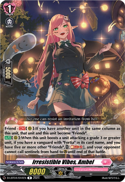 Irresistible Vibes, Ambel (D-LBT04/044EN) [Lyrical Monasterio: Trick or Trick!] - PokeCharles PokeStore