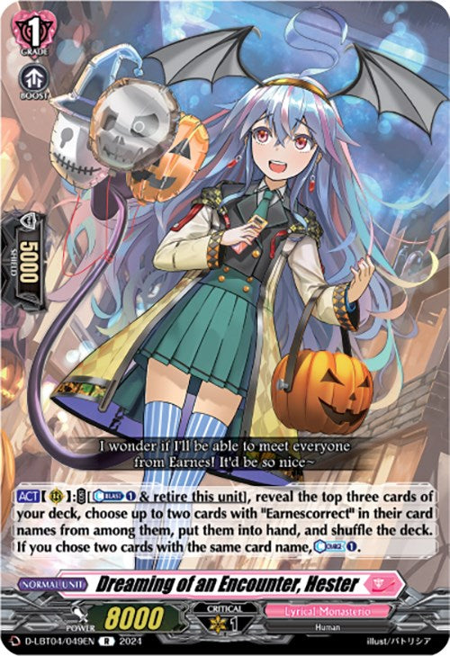 Dreaming of an Encounter, Hester (D-LBT04/049EN) [Lyrical Monasterio: Trick or Trick!] - PokeCharles PokeStore
