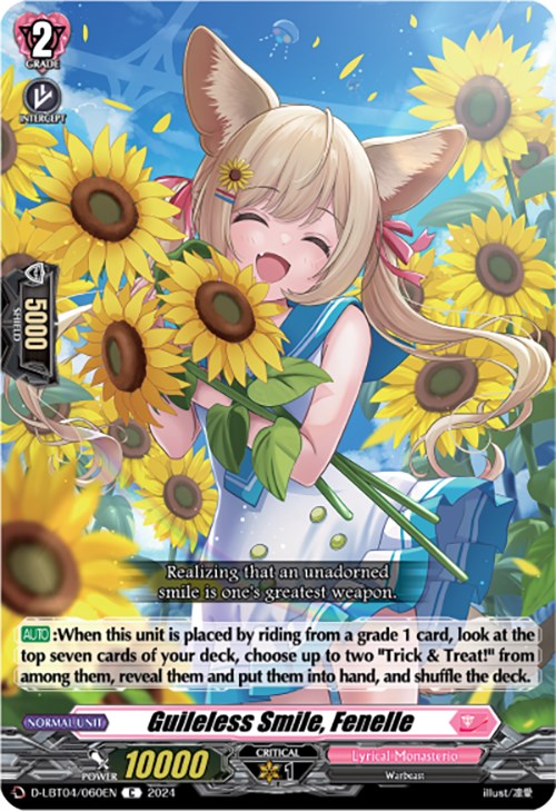 Guileless Smile, Fenelle (D-LBT04/060EN) [Lyrical Monasterio: Trick or Trick!] - PokeCharles PokeStore