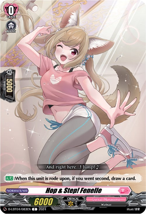 Hop & Step! Fenelle (D-LBT04/083EN) [Lyrical Monasterio: Trick or Trick!] - PokeCharles PokeStore