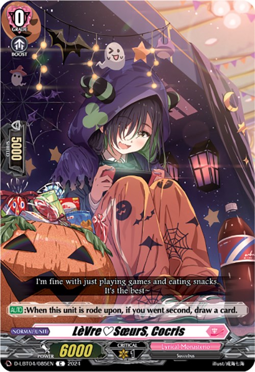 LeVreSoeurS, Cocris (D-LBT04/085EN) [Lyrical Monasterio: Trick or Trick!] - PokeCharles PokeStore